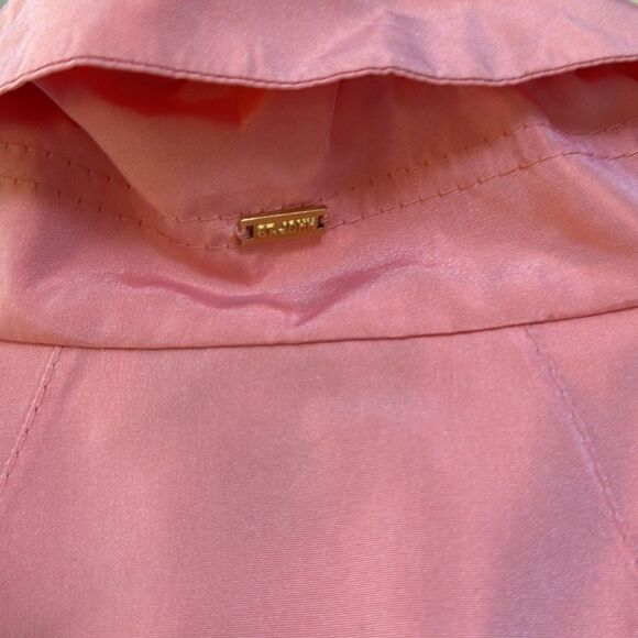 ST. JOHN Pink Peach Solid Acetate Blend Women Top Jacket Size S - Picture 6 of 10